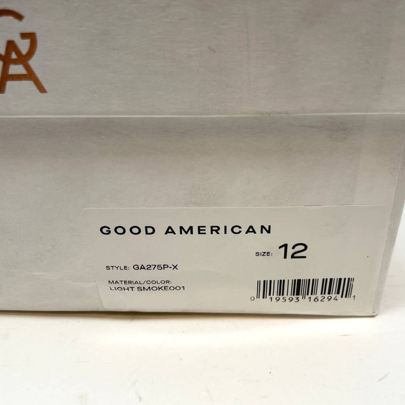 Good American Cinder-F*CKING-RELLA Pump In Light Smoke Size 12 New - Picture 15 of 15